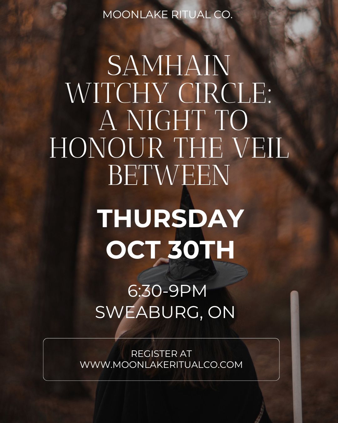 Samhain Witchy Circle: Thurs Oct 30th