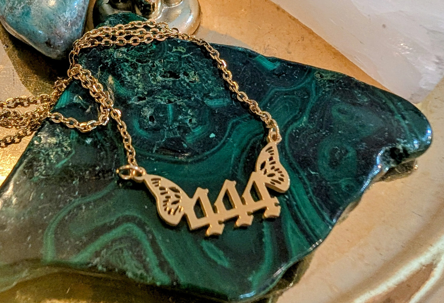 444 Angel Number Necklace 🦋