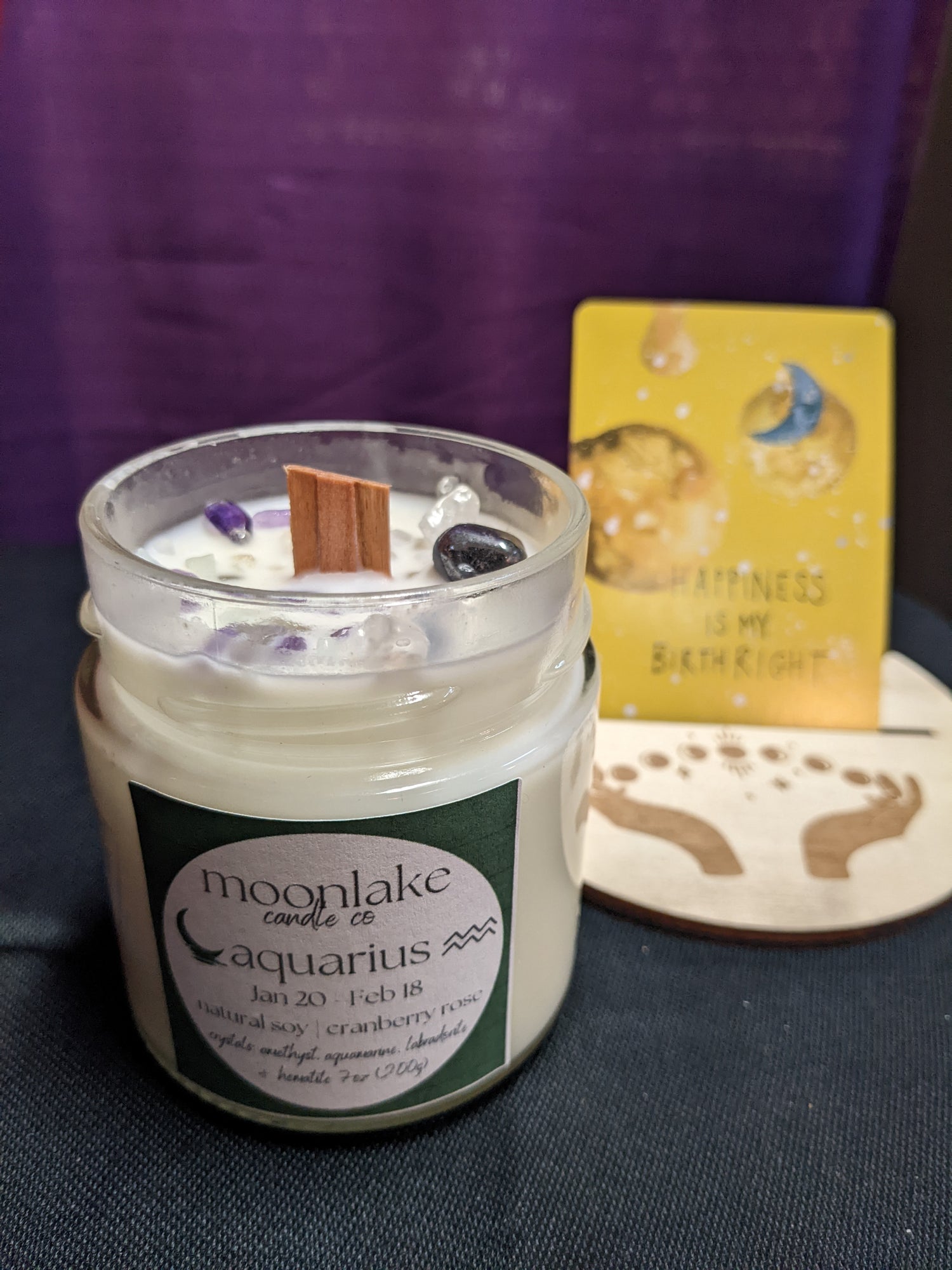 Zodiac Candle - Aquarius (Jan 20 - Feb 18)