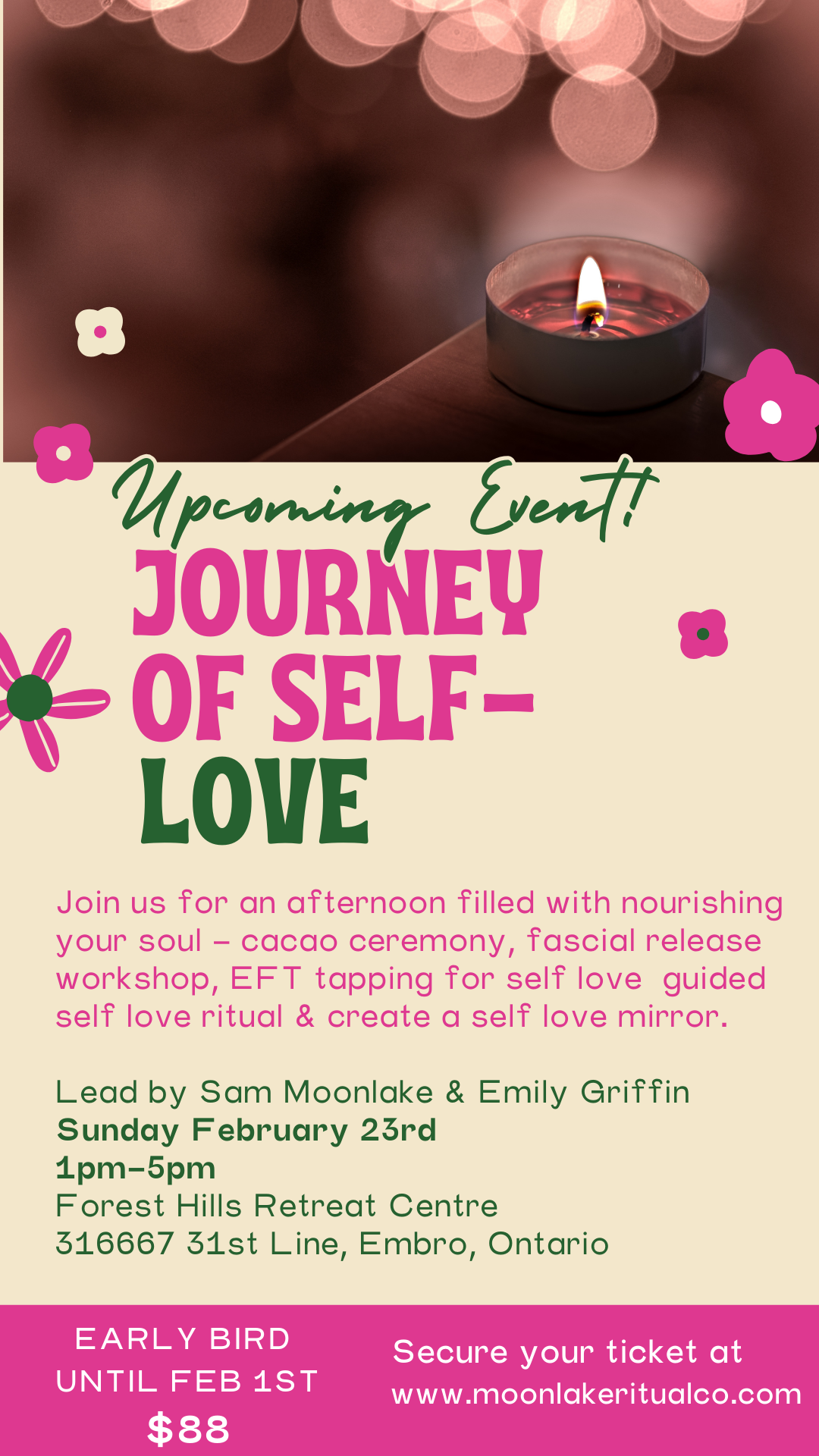 Journey to Self-Love - Feb 23rd Embro