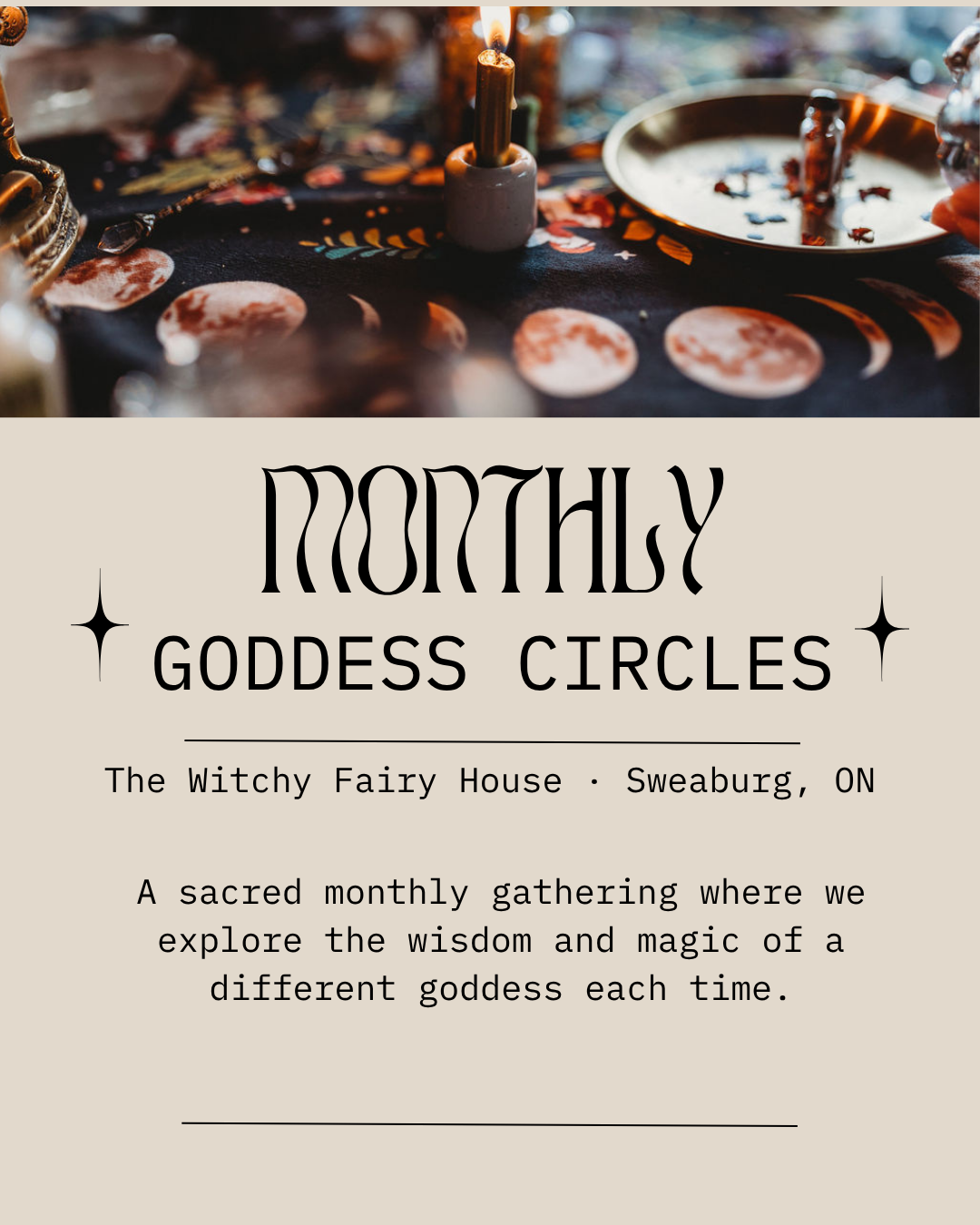Monthly Goddess Circles - 2026