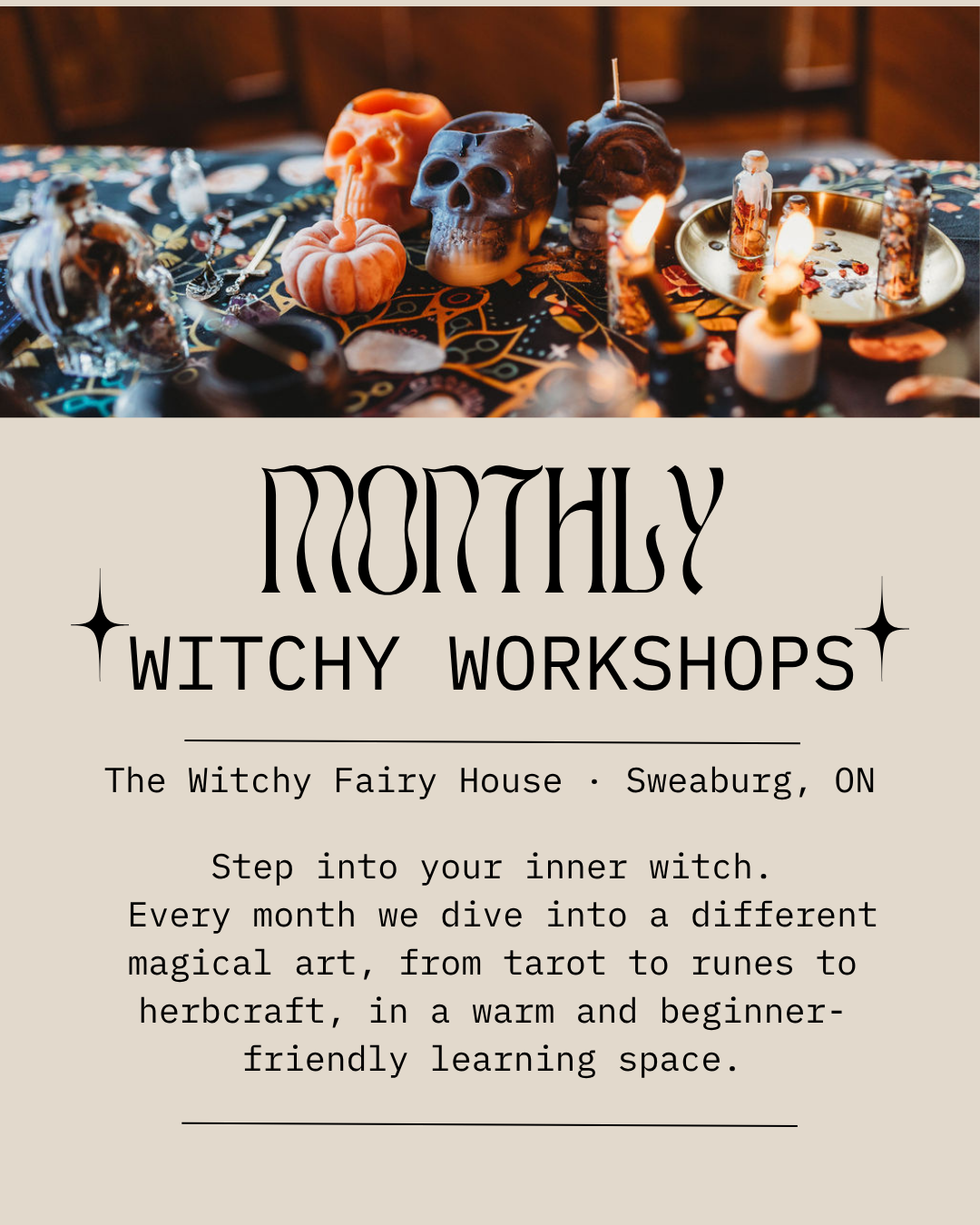 Monthly Witchy Workshops - 2026