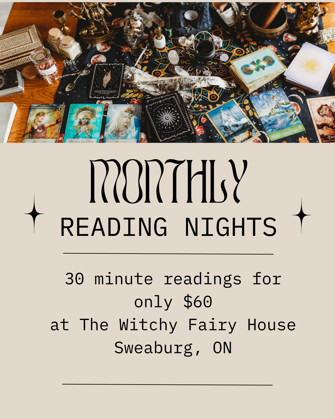 Reading Nights at The Witchy Fairy House