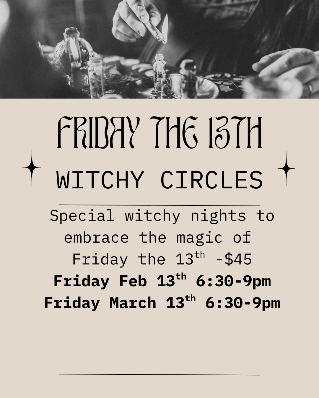 Friday the 13th Witchy Circles