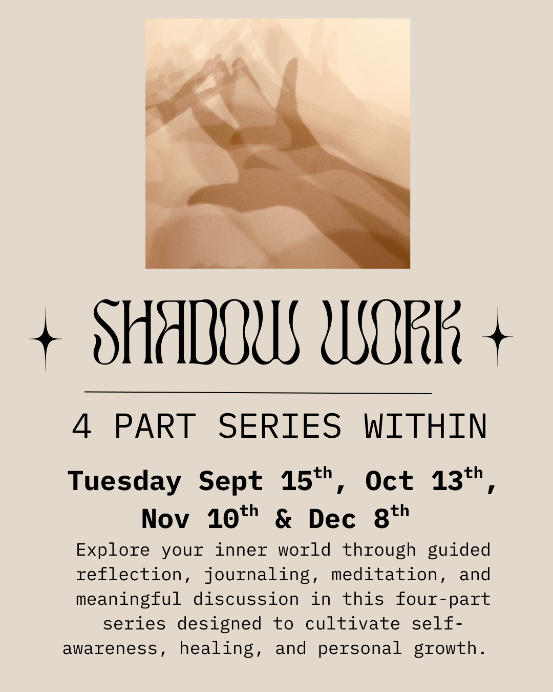 Shadow Work: A Four-Part Journey Within