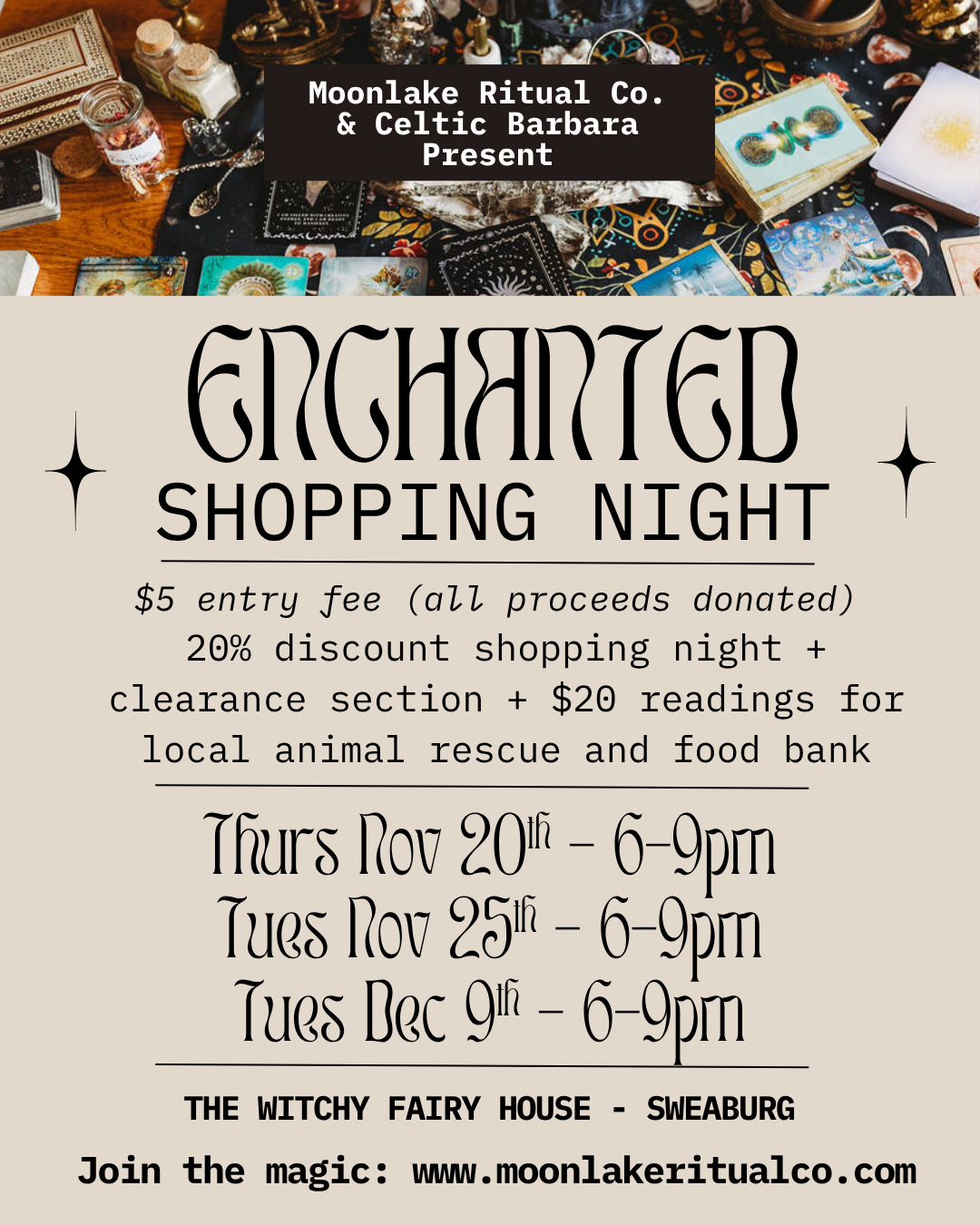Enchanted Shopping Night at The Witchy Fairy House