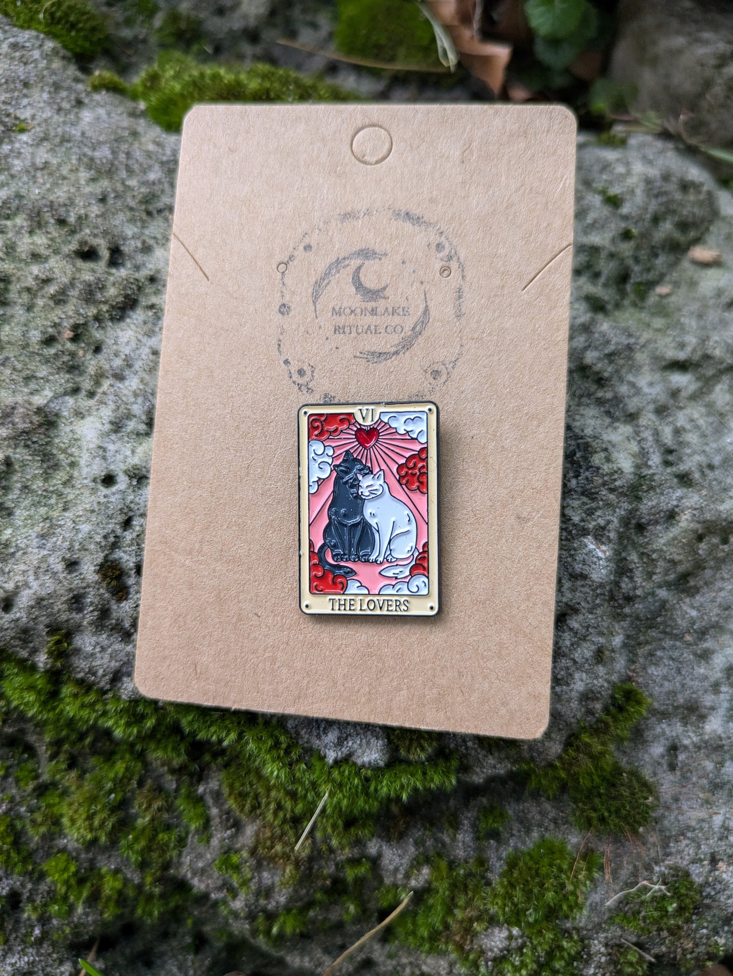 Cat Lovers Tarot Pin