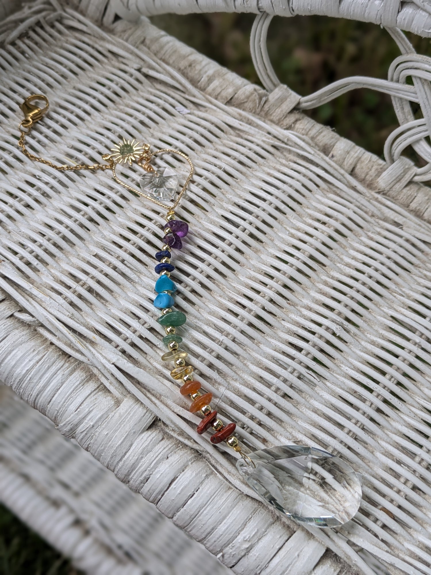 Chakra Mini Crystal Suncatcher