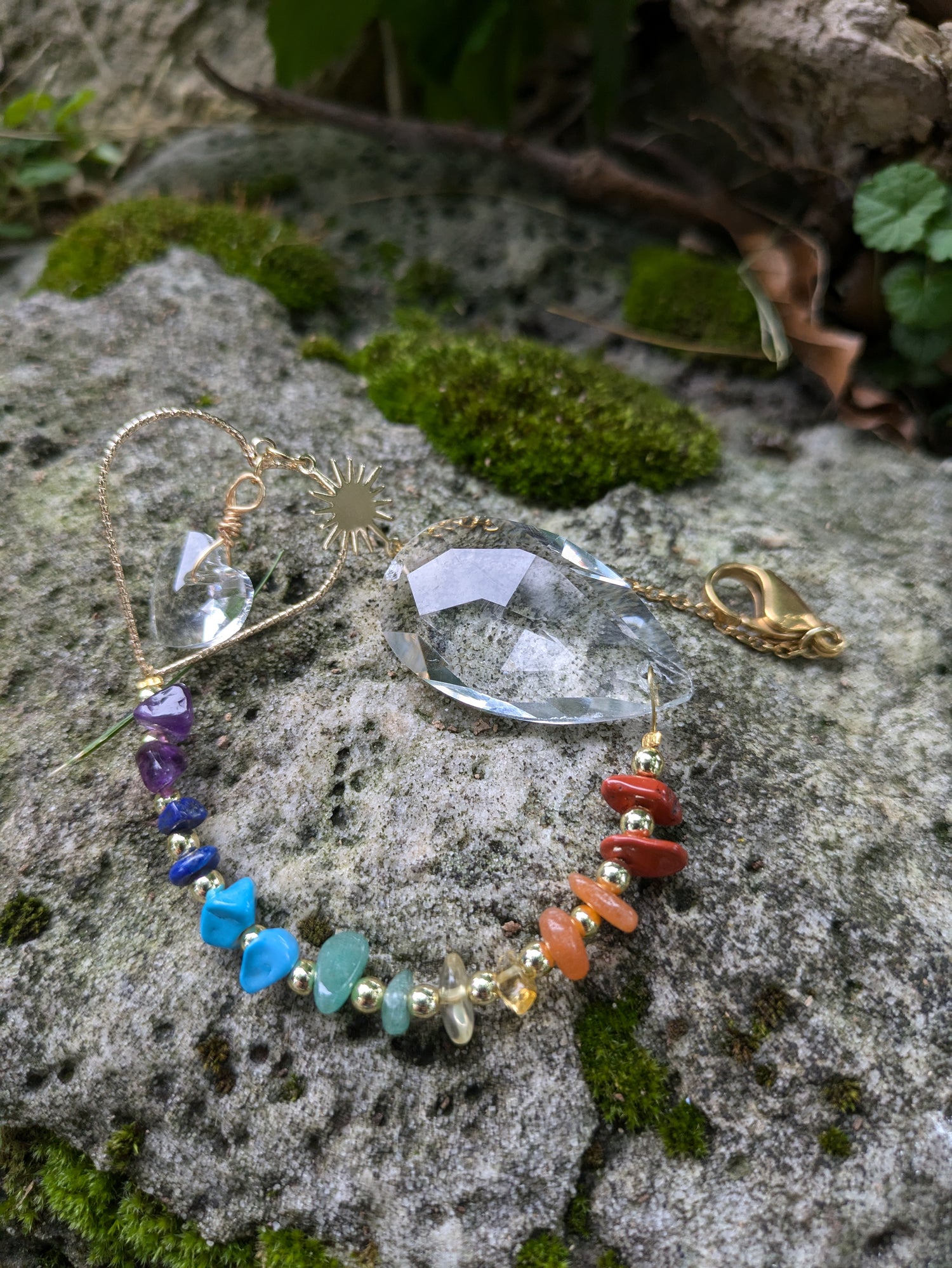 Chakra Mini Crystal Suncatcher