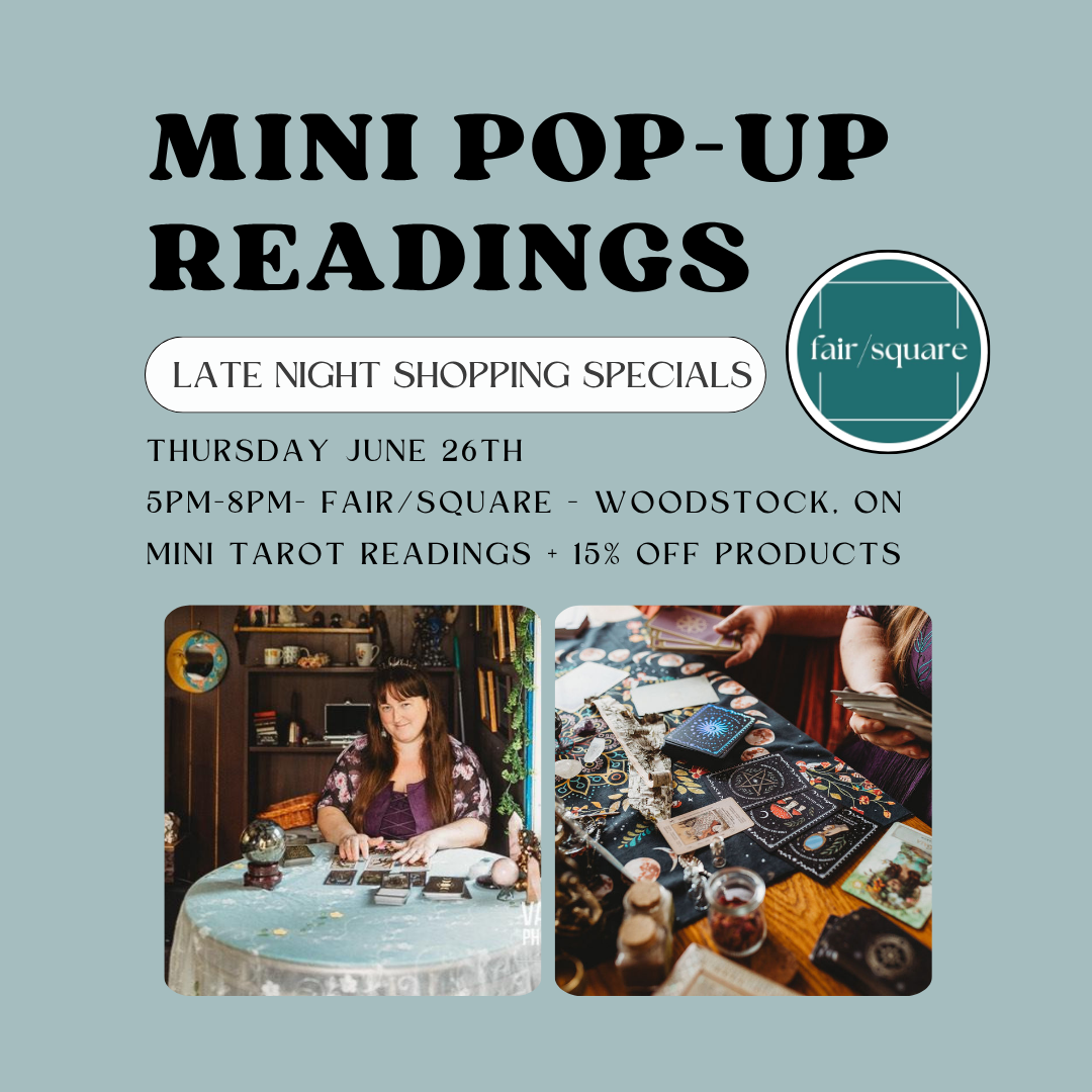 Thurs June 26th - Shopping Night Pop Up- Woodstock